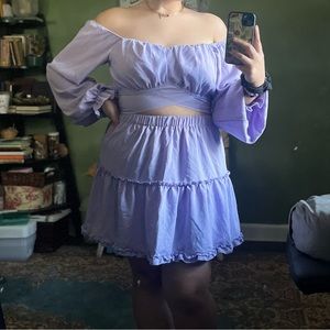 Cute lavender spring dress